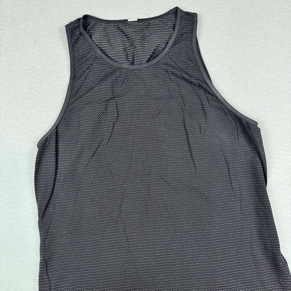 Lululemon Open Up Tank Women 4 Black Cut Out Gym Training Stretch Performance
